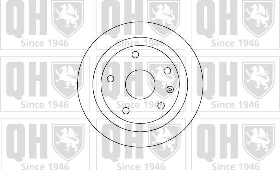 Quinton Hazell BDC4765 - Спирачен диск vvparts.bg