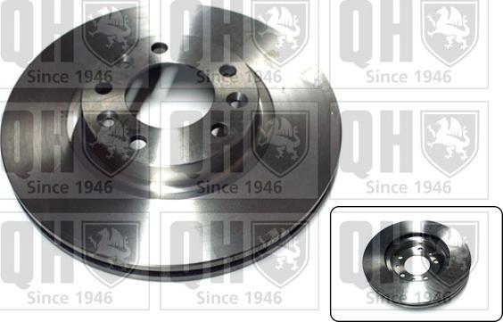 Quinton Hazell BDC5987 - Спирачен диск vvparts.bg