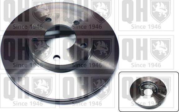 Quinton Hazell BDC5490 - Спирачен диск vvparts.bg