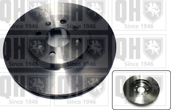 Quinton Hazell BDC5455 - Спирачен диск vvparts.bg