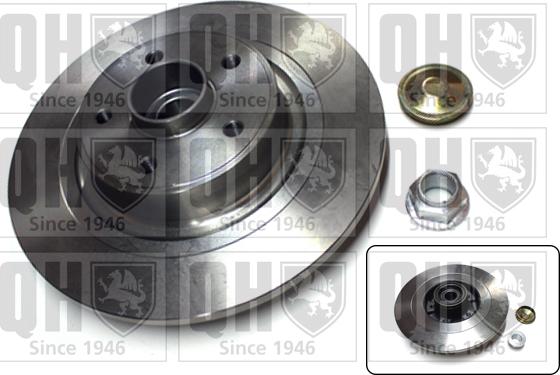 Quinton Hazell BDC5468 - Спирачен диск vvparts.bg