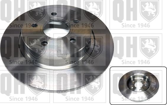 Quinton Hazell BDC5489 - Спирачен диск vvparts.bg