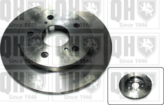 Quinton Hazell BDC5590 - Спирачен диск vvparts.bg