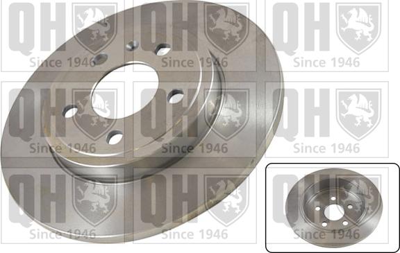 Quinton Hazell BDC5557 - Спирачен диск vvparts.bg