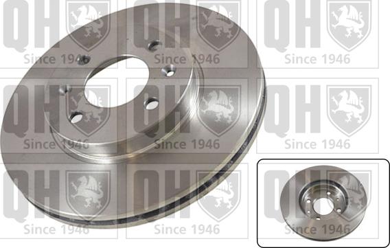 Quinton Hazell BDC5536 - Спирачен диск vvparts.bg