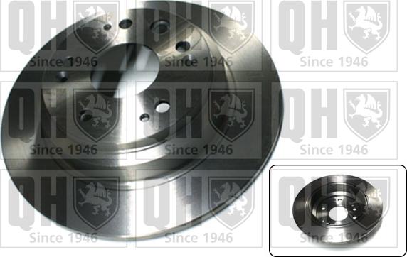 Quinton Hazell BDC5605 - Спирачен диск vvparts.bg