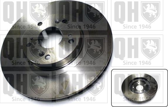 Quinton Hazell BDC5681 - Спирачен диск vvparts.bg