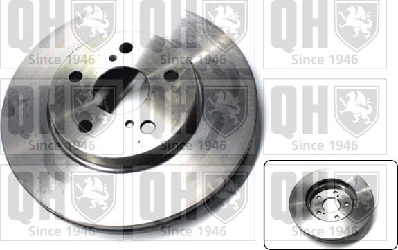 Quinton Hazell BDC5673 - Спирачен диск vvparts.bg