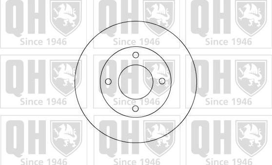 Quinton Hazell BDC5004 - Спирачен диск vvparts.bg