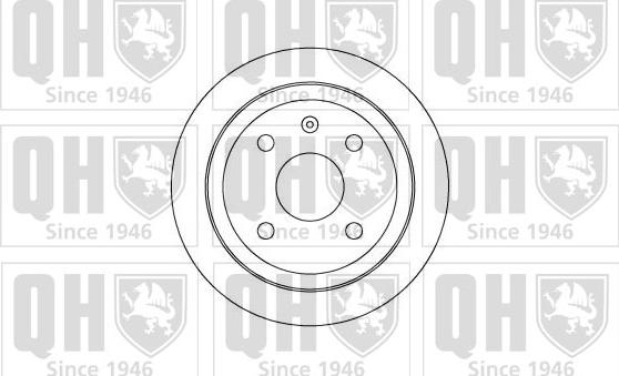 Quinton Hazell BDC5008 - Спирачен диск vvparts.bg