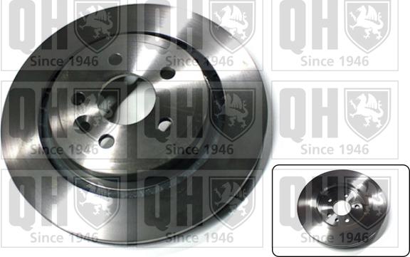 Quinton Hazell BDC5852 - Спирачен диск vvparts.bg