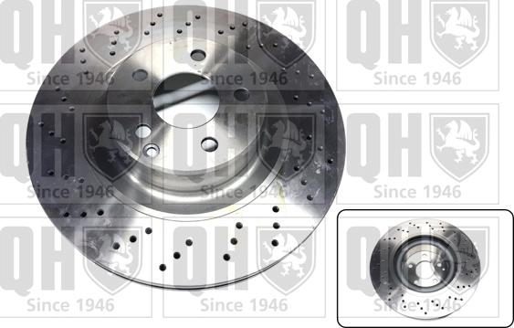 Quinton Hazell BDC5343 - Спирачен диск vvparts.bg