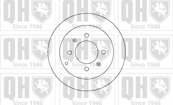 Quinton Hazell BDC5202 - Спирачен диск vvparts.bg