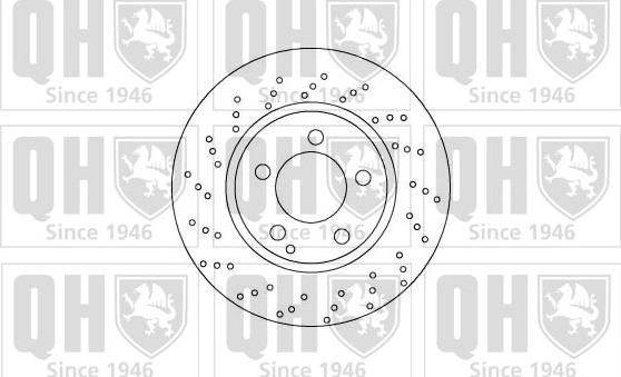 Quinton Hazell BDC5207 - Спирачен диск vvparts.bg