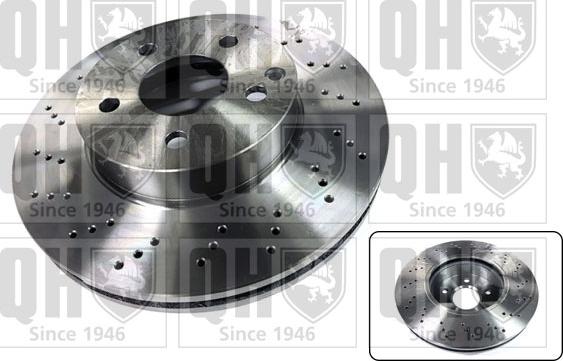 Quinton Hazell BDC6096 - Спирачен диск vvparts.bg
