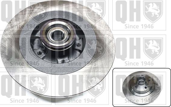 Quinton Hazell BDC6167 - Спирачен диск vvparts.bg