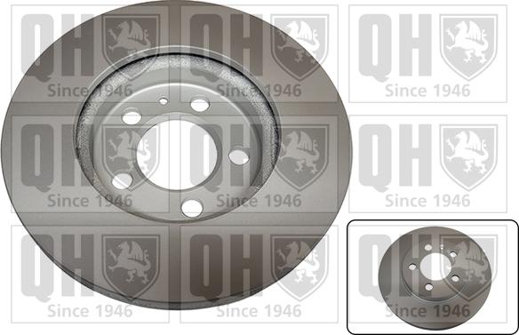 Quinton Hazell BDC6181 - Спирачен диск vvparts.bg