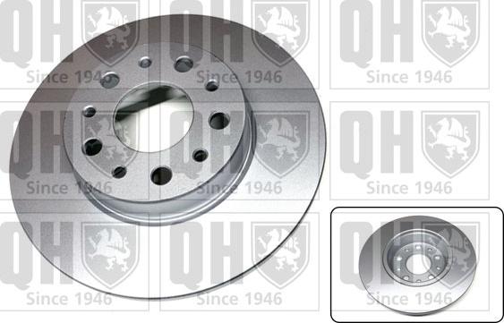 Quinton Hazell BDC6126 - Спирачен диск vvparts.bg