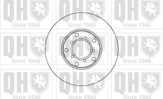 Quinton Hazell BDC1058 - Спирачен диск vvparts.bg