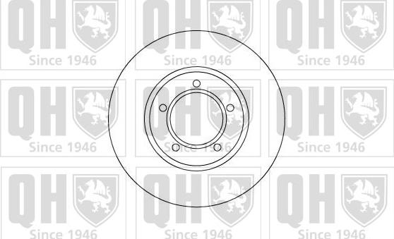 Quinton Hazell BDC3136 - Спирачен диск vvparts.bg