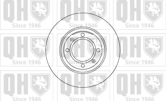 Quinton Hazell BDC1035 - Спирачен диск vvparts.bg
