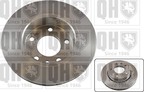 Quinton Hazell BDC3543 - Спирачен диск vvparts.bg