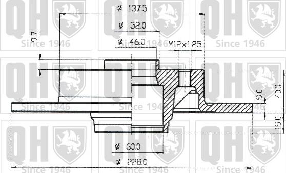 Quinton Hazell BDC3566 - Спирачен диск vvparts.bg