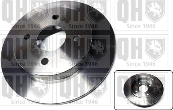 Quinton Hazell BDC3583 - Спирачен диск vvparts.bg