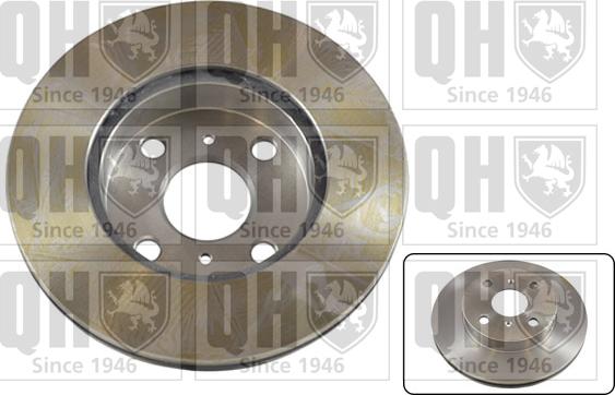 Quinton Hazell BDC3698 - Спирачен диск vvparts.bg