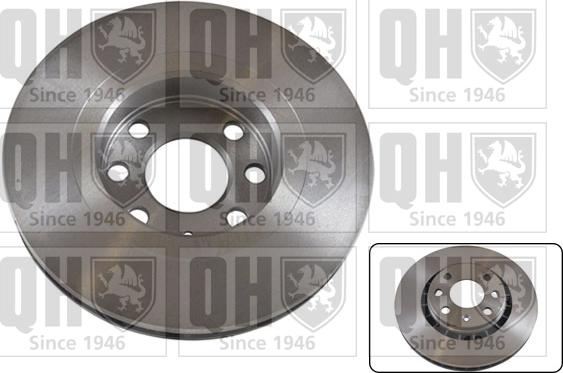 Quinton Hazell BDC3680 - Спирачен диск vvparts.bg