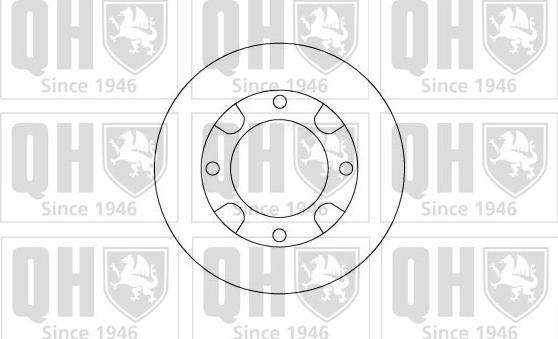 Quinton Hazell BDC3144 - Спирачен диск vvparts.bg