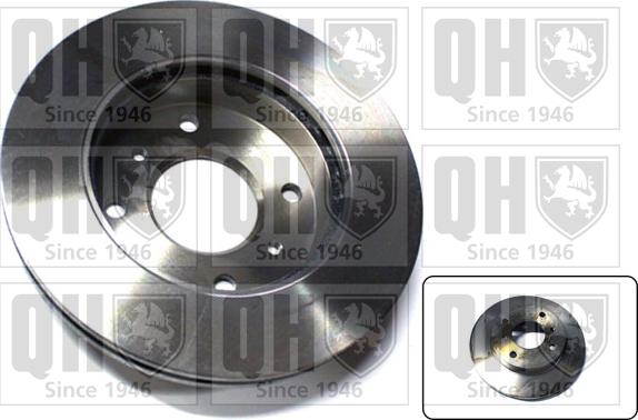 Quinton Hazell BDC3812 - Спирачен диск vvparts.bg