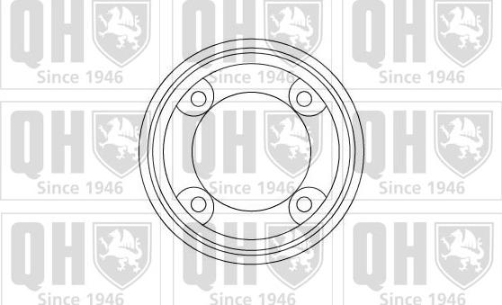 Quinton Hazell BDC3301 - Спирачен диск vvparts.bg