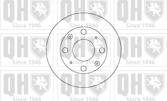 Quinton Hazell BDC3385 - Спирачен диск vvparts.bg