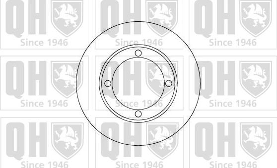 Quinton Hazell BDC3268 - Спирачен диск vvparts.bg