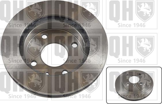 Quinton Hazell BDC3236 - Спирачен диск vvparts.bg