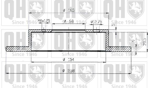 Quinton Hazell BDC3790 - Спирачен диск vvparts.bg