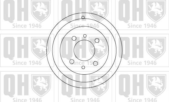 Quinton Hazell BDR426 - Спирачен барабан vvparts.bg