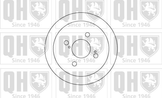 Quinton Hazell BDR547 - Спирачен барабан vvparts.bg