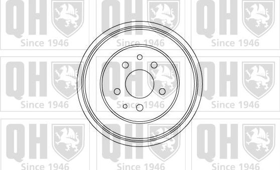 Quinton Hazell BDR166 - Спирачен барабан vvparts.bg