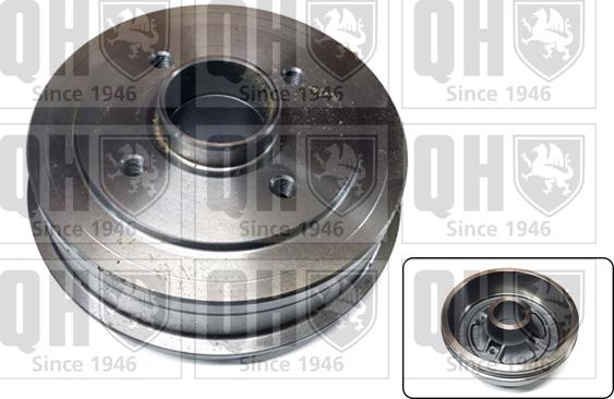 Quinton Hazell BDR179 - Спирачен барабан vvparts.bg