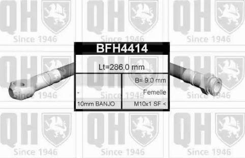 Quinton Hazell BFH4414 - Спирачен маркуч vvparts.bg