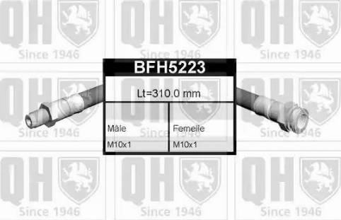 Quinton Hazell BFH5223 - Спирачен маркуч vvparts.bg
