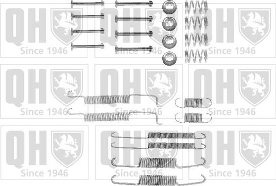 Quinton Hazell BFK225 - Комплект принадлежности, спирани челюсти vvparts.bg