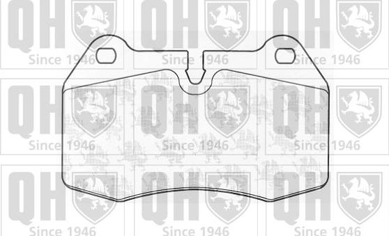 Quinton Hazell BP902 - Комплект спирачно феродо, дискови спирачки vvparts.bg