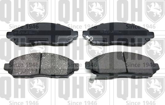 Quinton Hazell BP1526 - Комплект спирачно феродо, дискови спирачки vvparts.bg
