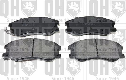 Quinton Hazell BP1579 - Комплект спирачно феродо, дискови спирачки vvparts.bg