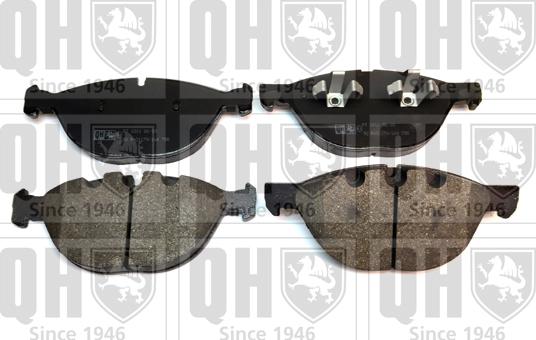 Quinton Hazell BP1638 - Комплект спирачно феродо, дискови спирачки vvparts.bg