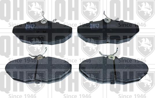 Quinton Hazell BP1674 - Комплект спирачно феродо, дискови спирачки vvparts.bg
