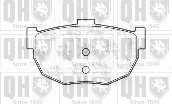 Quinton Hazell BP1154 - Комплект спирачно феродо, дискови спирачки vvparts.bg